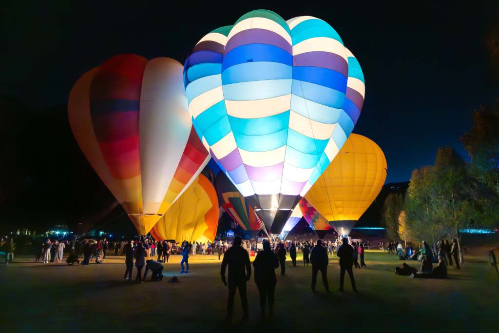 Night Glow at Snowmass Balloon Festival