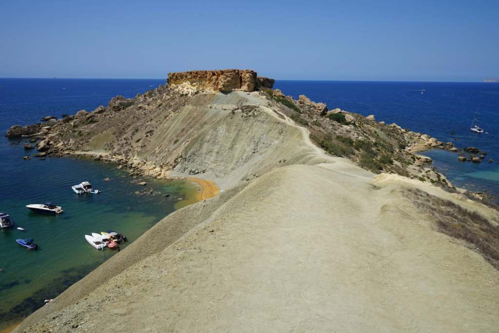 Nude Beach in Malta - Ghajn Tuffieha Bay
