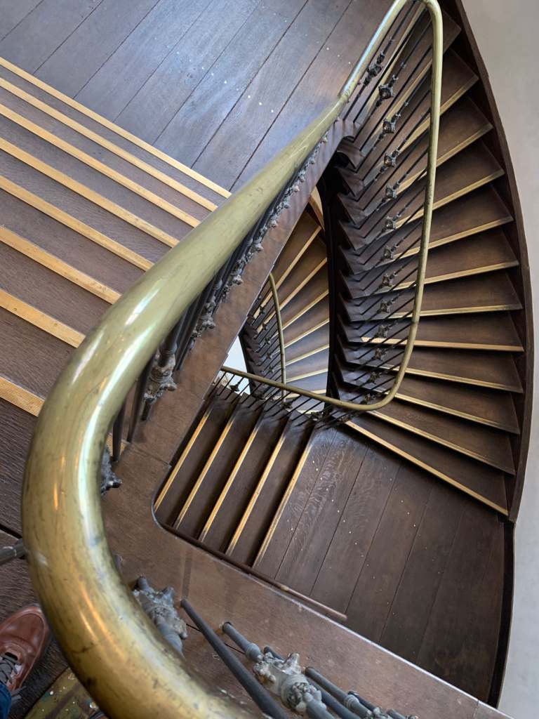 Listed butterfly staircase
