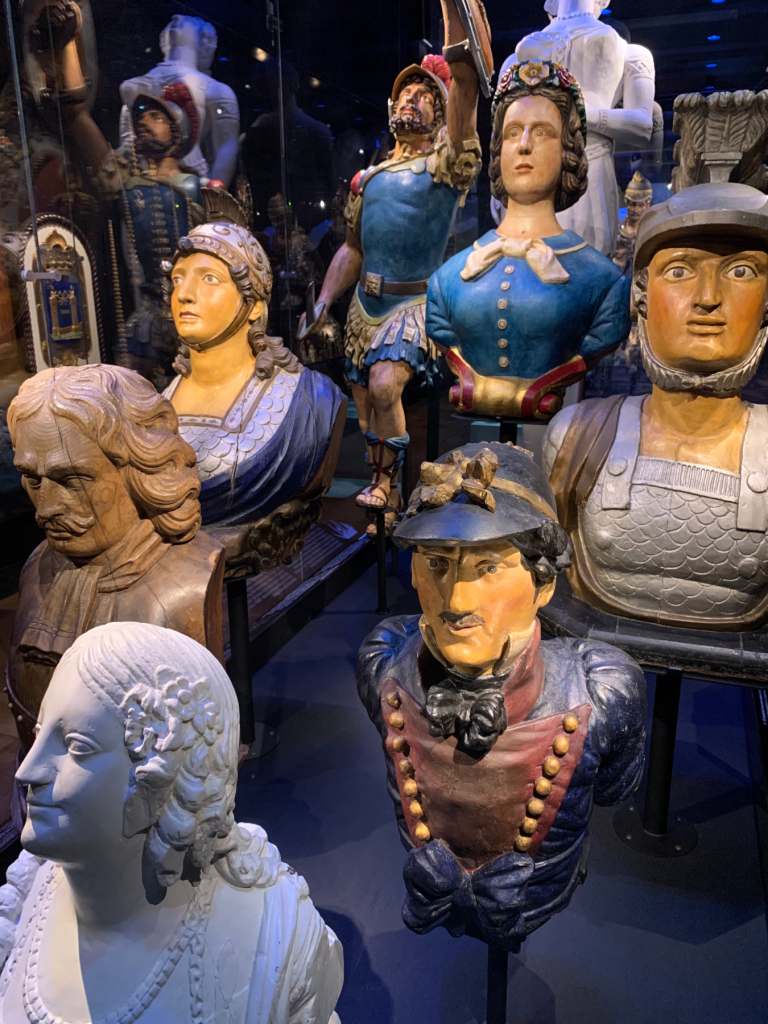 Models at the Maritime Museum
