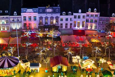 Magical Maastricht Vrijthof Christmas Market 2025, Maastricht, Netherlands