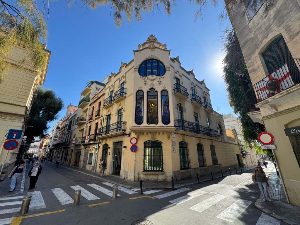 One of the buildings along the Americanos Route