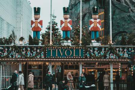 Christmas in Tivoli Gardens 2025, Copenhagen, Denmark