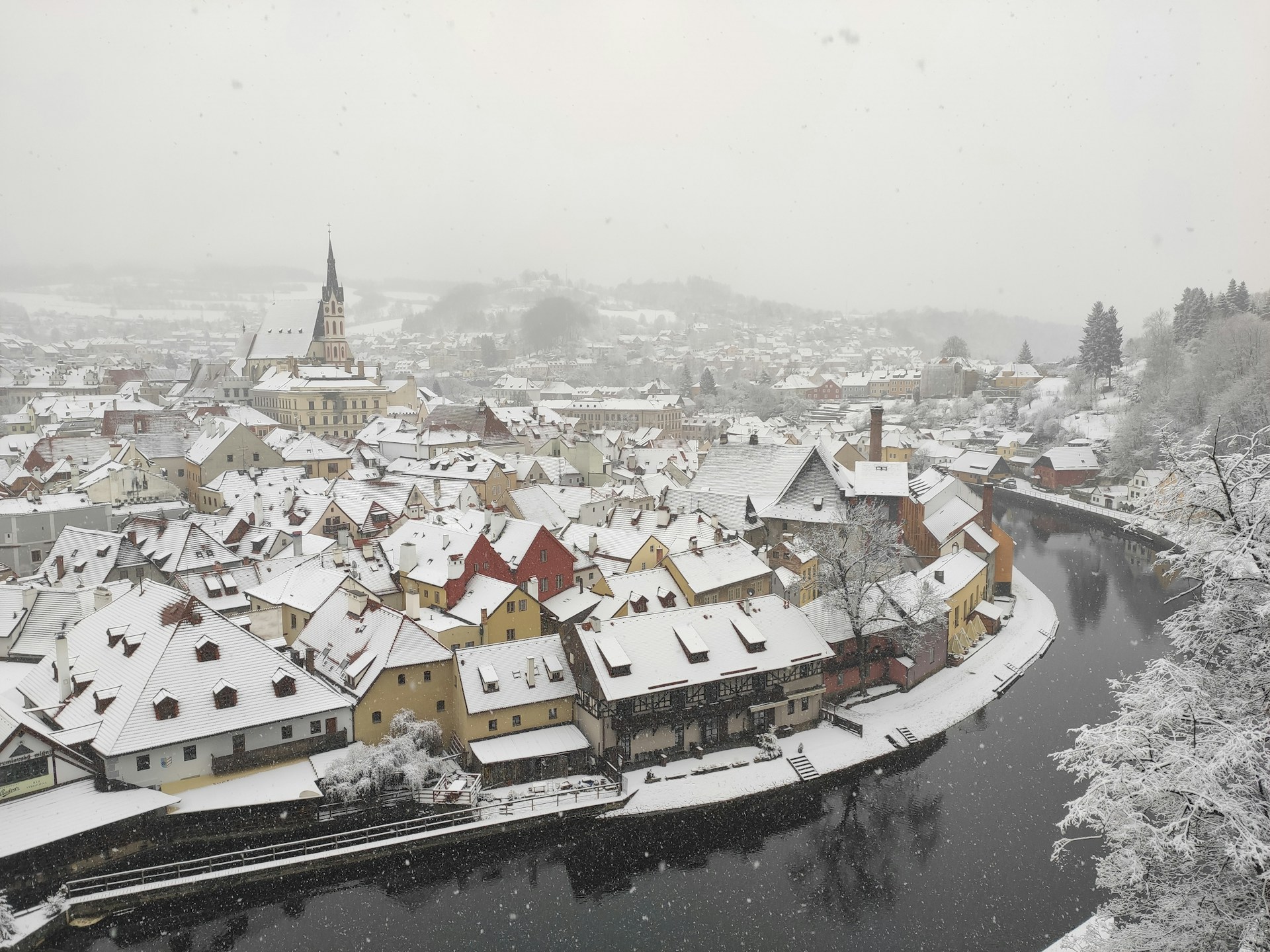 Český Krumlov Christmas Market in Czechia