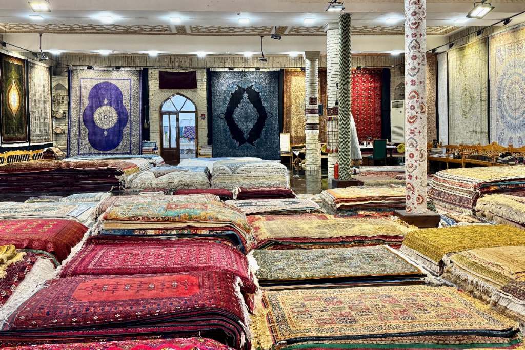 Carpet Showroom in Bukhara, Uzbekistan