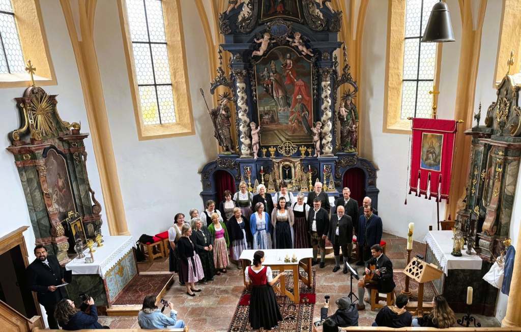 Golling church choir in church of St. Nikolaus in Torren