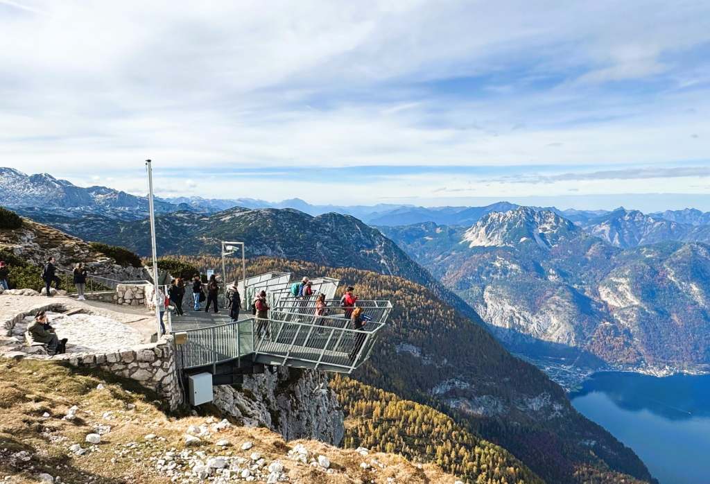 Five Fingers platform overlooking Hallstatt and SalzburgerLand