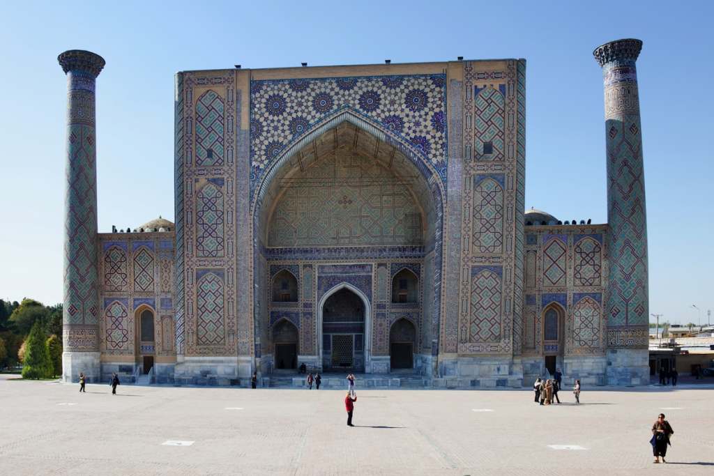 Registan Square in Samarkand, Uzbekistan