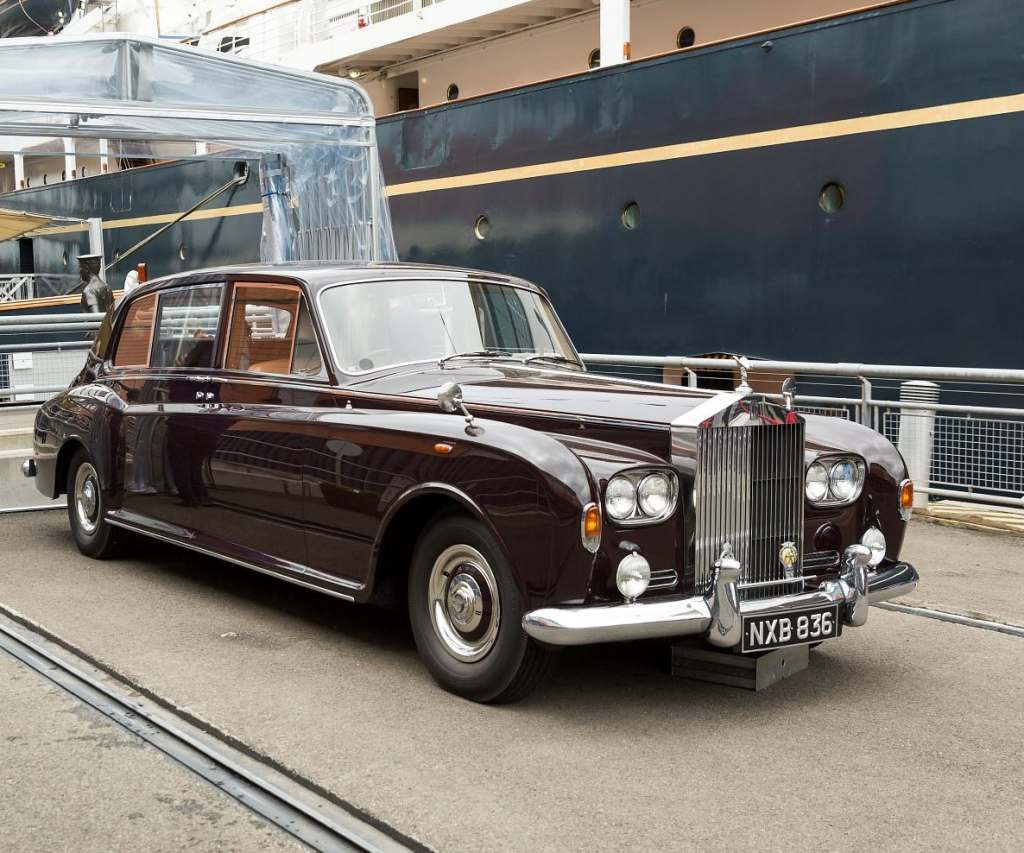 Rolls-Royce by the Royal Yacht Britannia