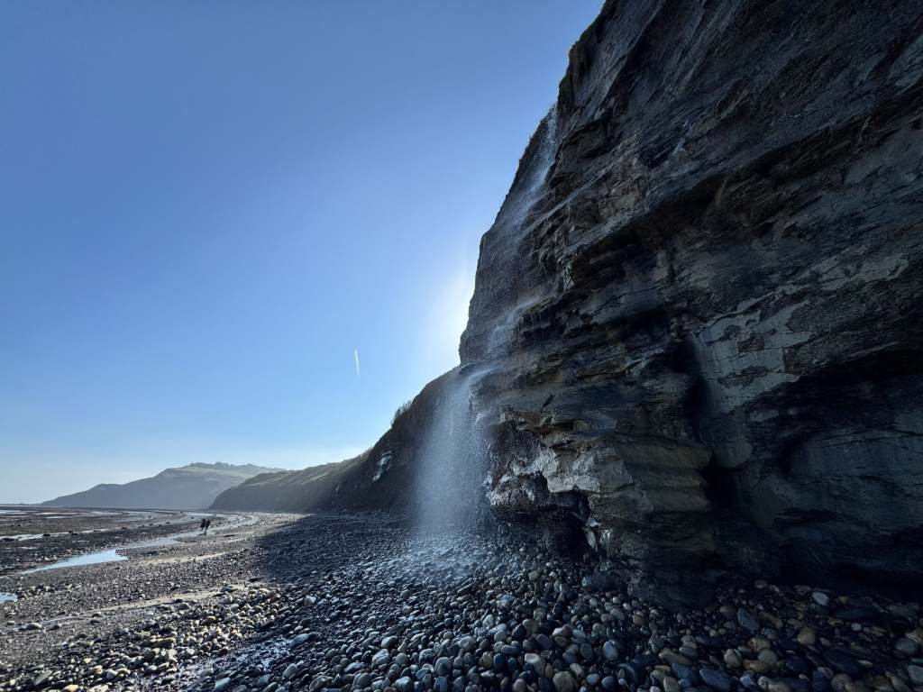 Waterfall on Robin Hood's Bay