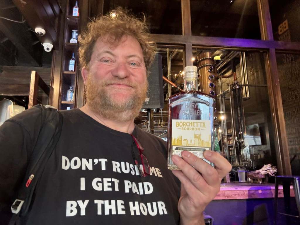 Mark with Hairy Traveller bourbon Nashville Tennessee