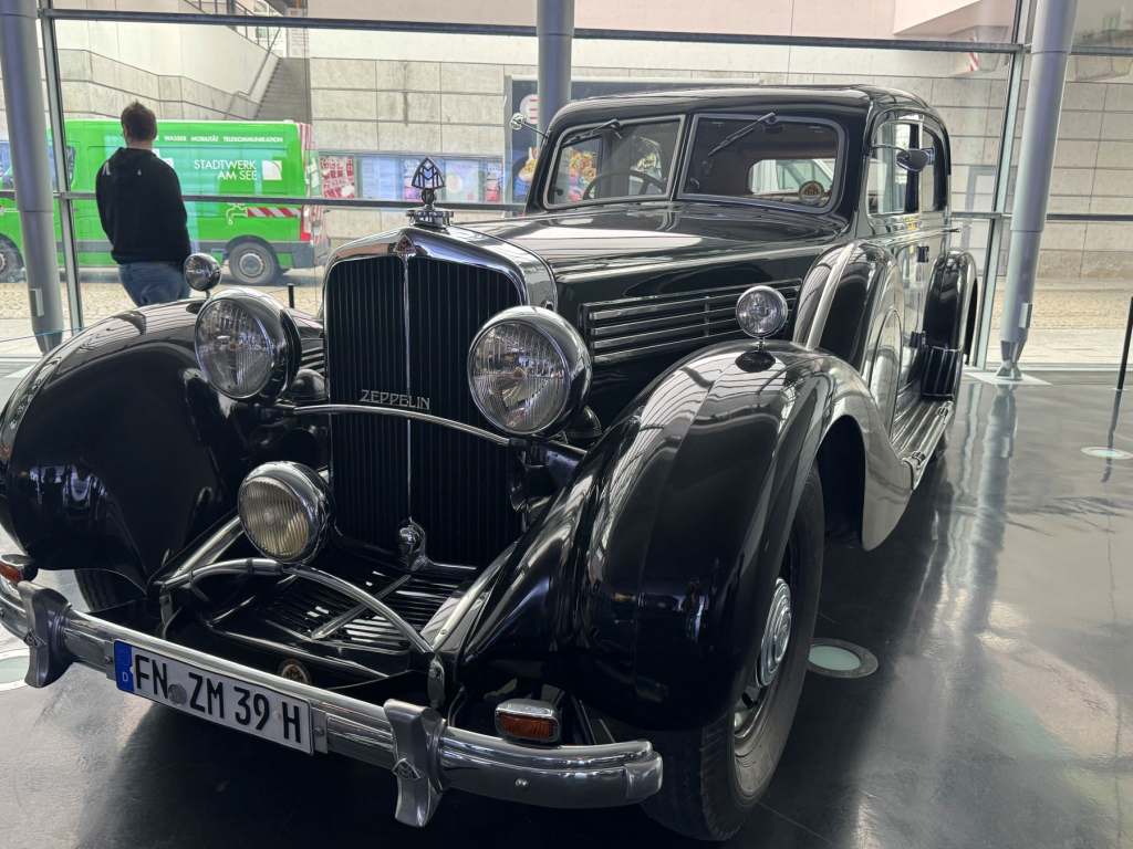 This Zeppelin car flew along at 100mph