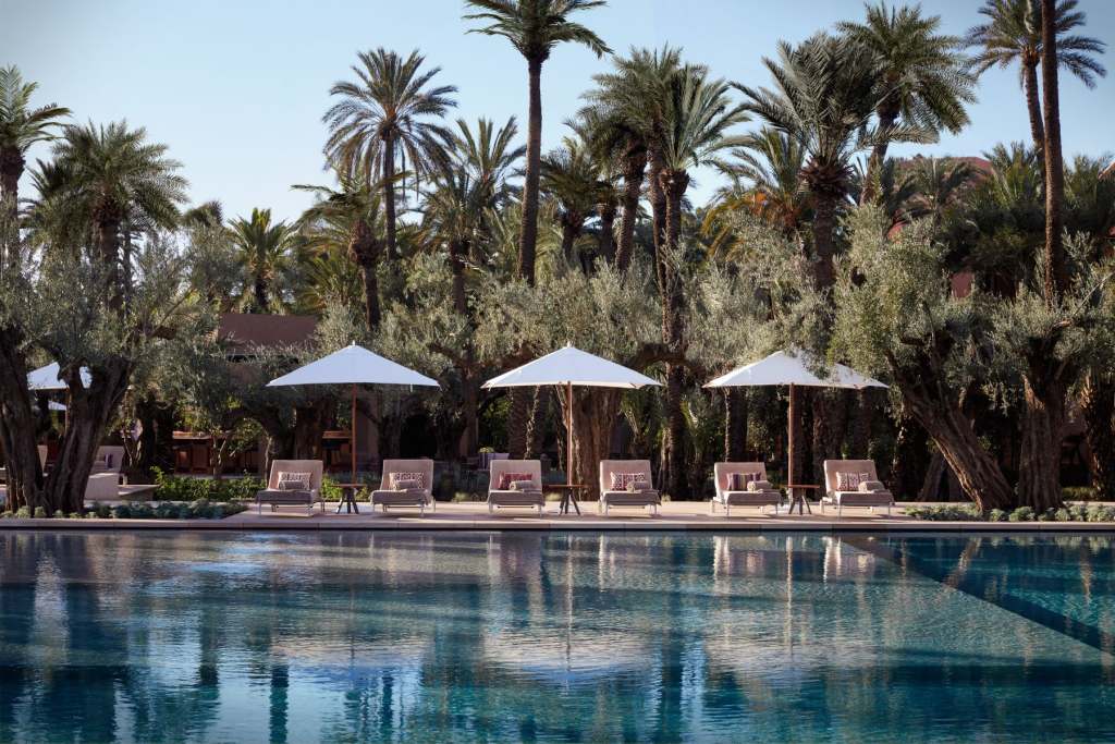 The pool at The Royal Mansour