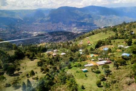 The Mountains of Medellin Colombia