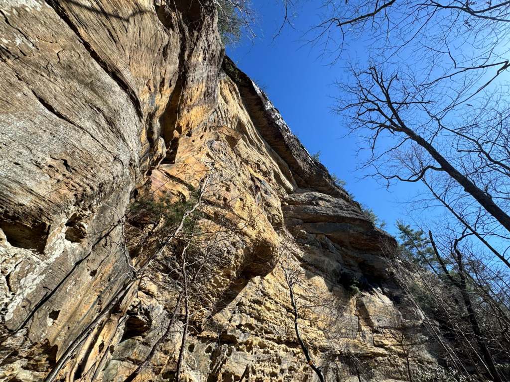Hiking in Natural Bridge National Park Kentucky