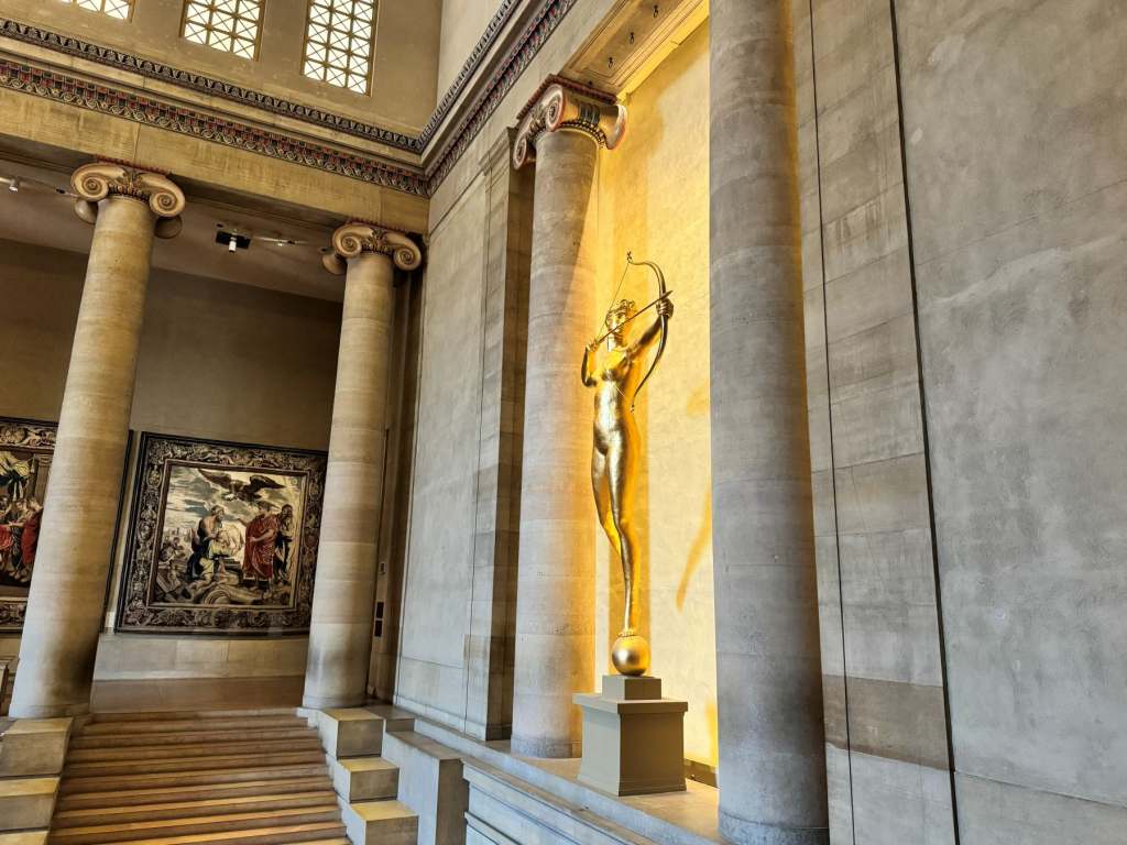 Statue of Diana at the Philadelphia Museum of Art