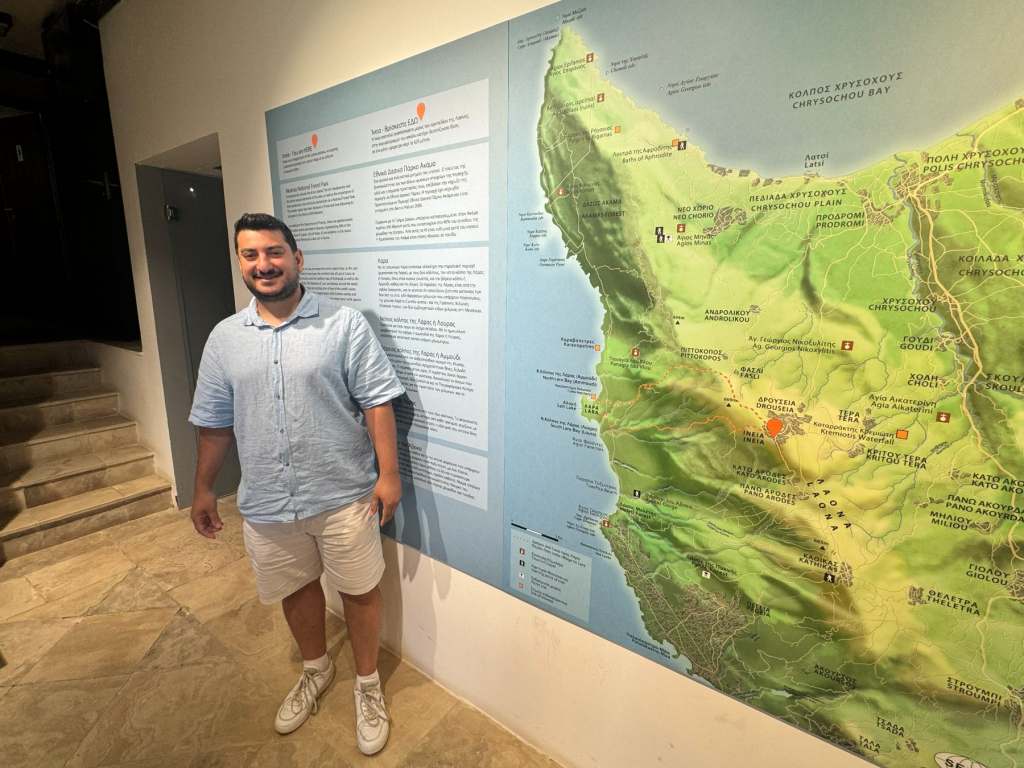 Pambos at the Innia-Lara Turtle Museum