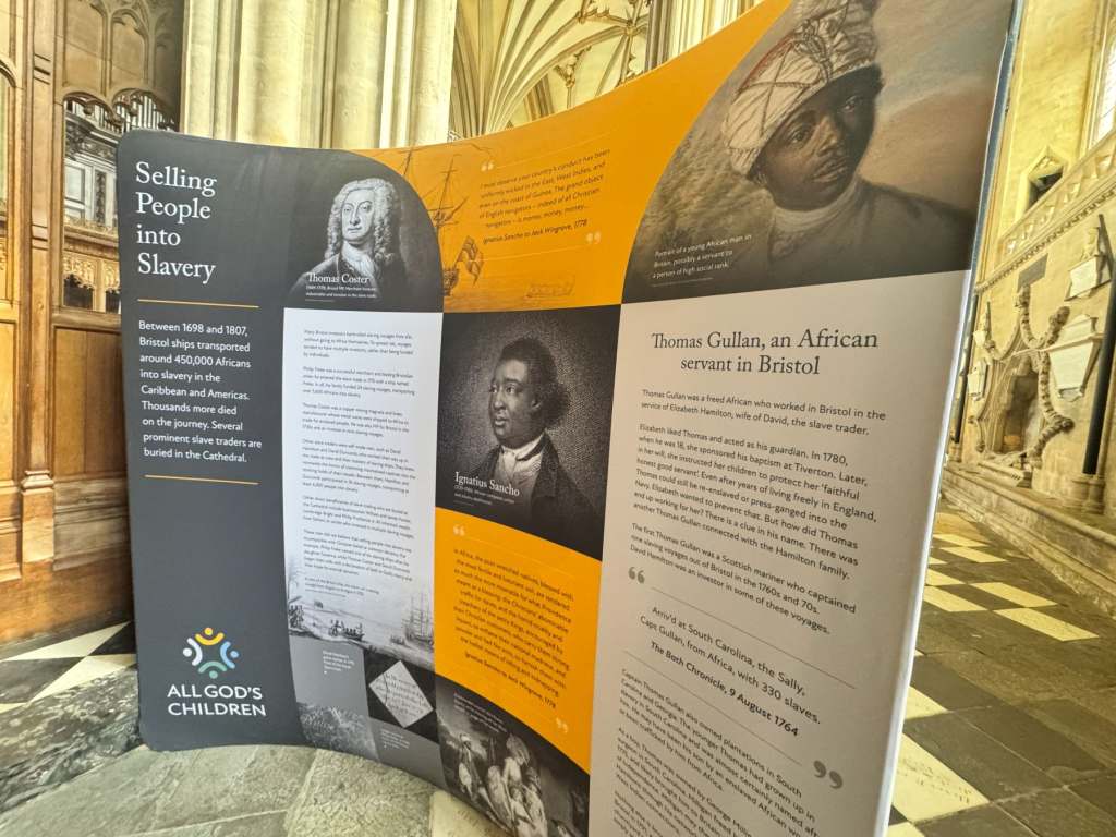 Exhibition on slavery in Bristol Cathedral