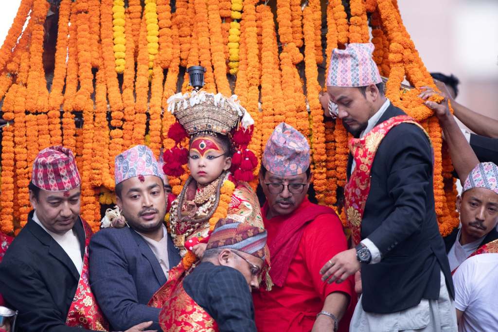 Living Goddess Kumari (former)