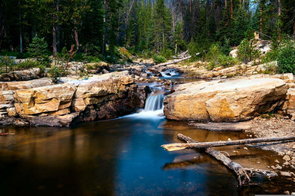 Pixabay river waterfall utah