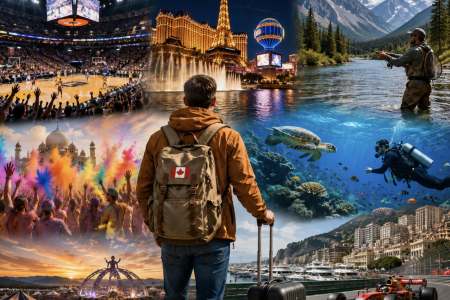 What kinds of activities should Canadians try on vacation?