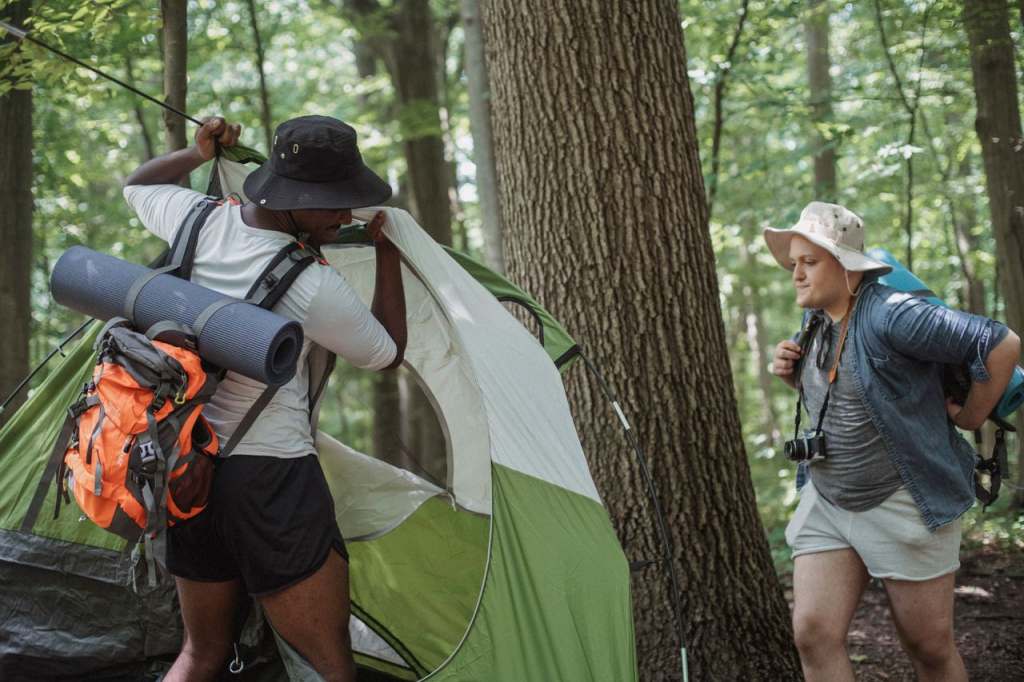 outdoors camping