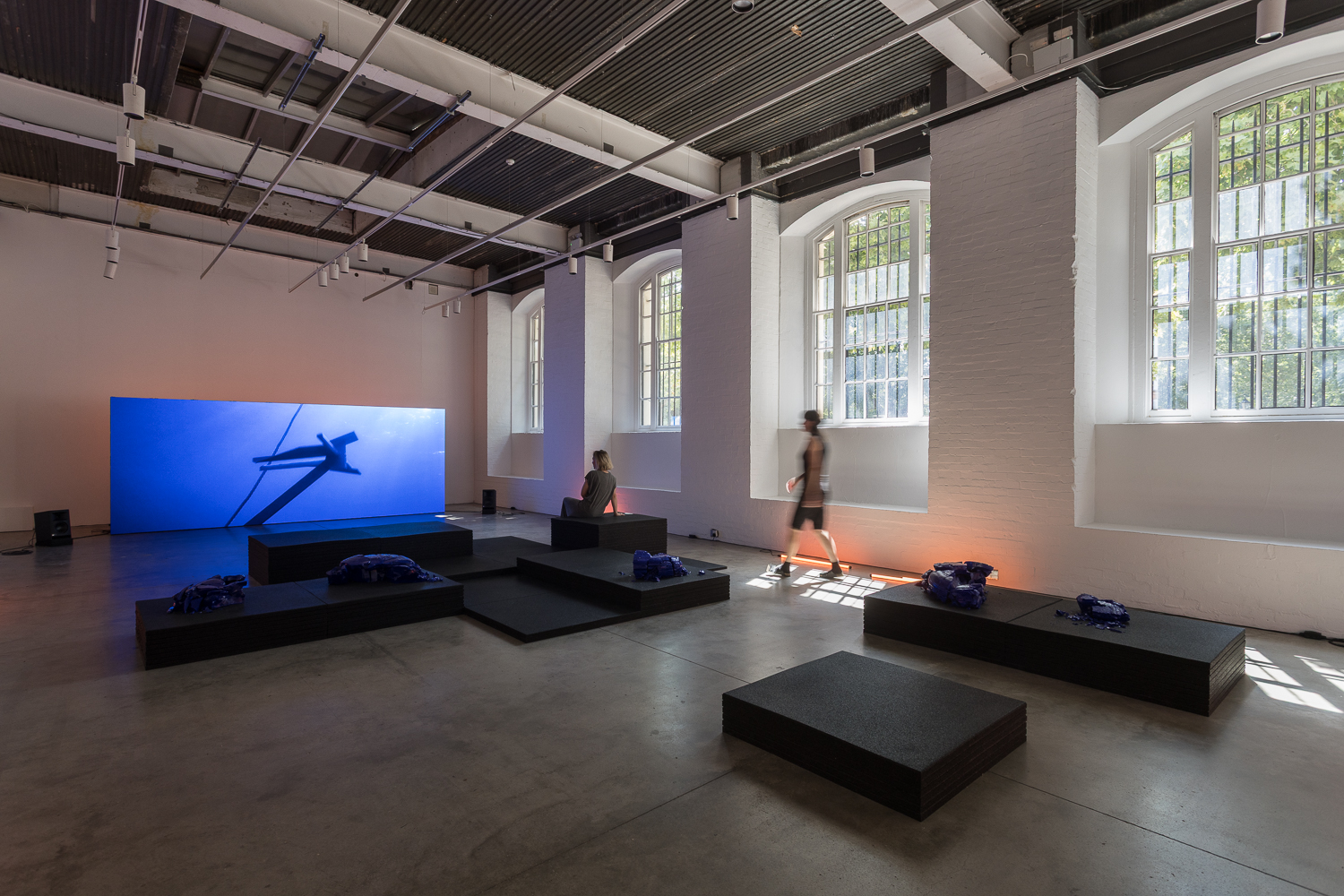 1 ICA 16 July 2026 Rush Selection (Low Res)-5 Elisa Giardina Papa, She Flickered In and Out of History, 2026. Installation view at Institute of Contemporary Arts, London, 2026. Photograph © Rob Harris.