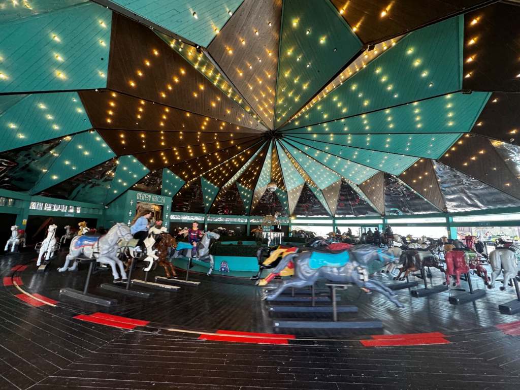More sedate pleasures at the Blackpool Pleasure Beach