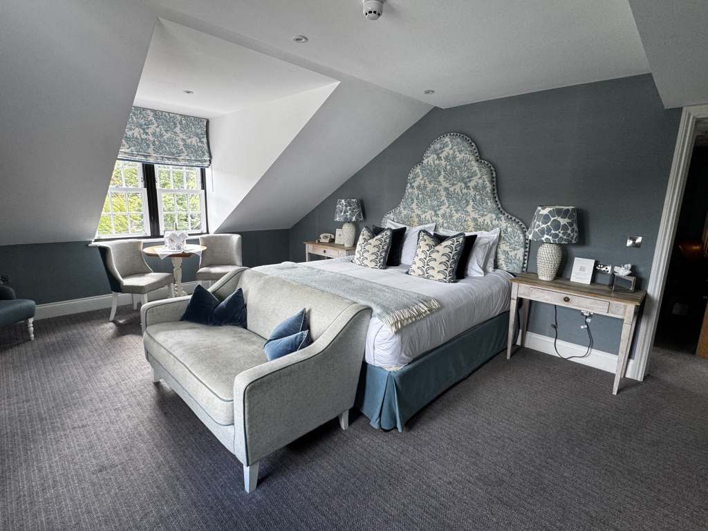 My room at The Swan Hotel & Spa in the Lakes