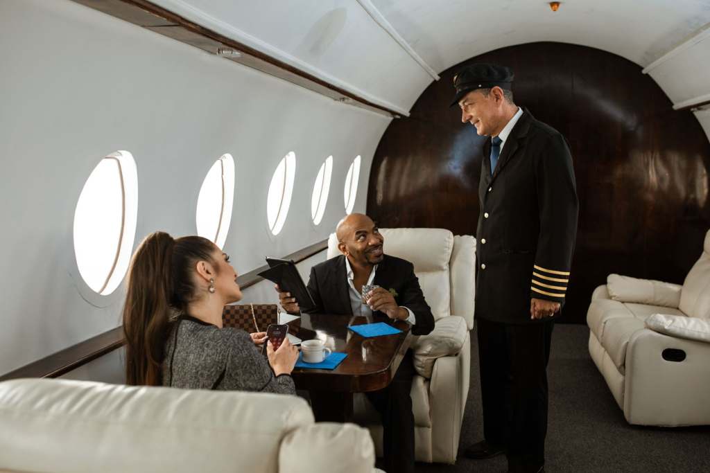 Business class flights