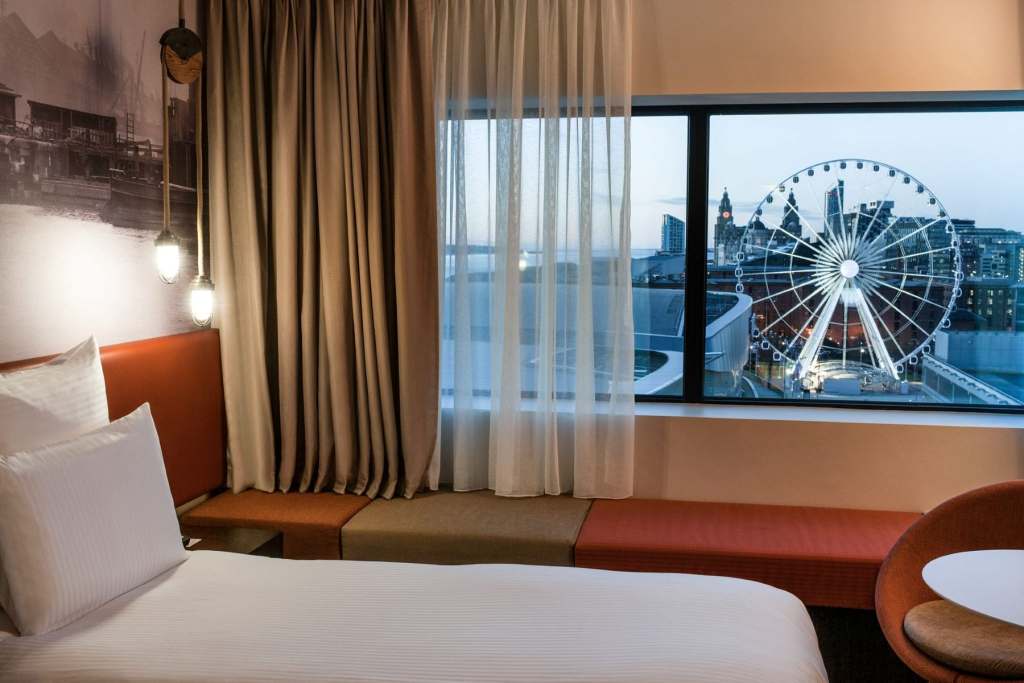 View from Pullman Liverpool Superior room