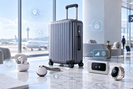 Smart Travel Gear Is Getting Smarter: What’s Really Inside Your Connected Luggage, Earbuds, and Trackers