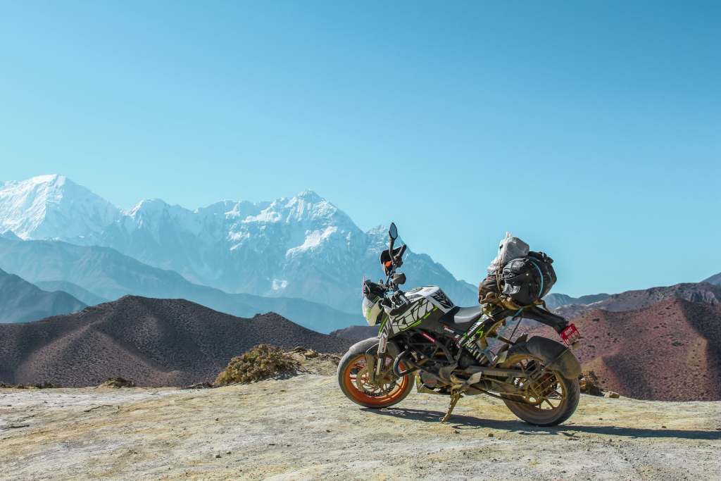 Motorbike solo road trip
