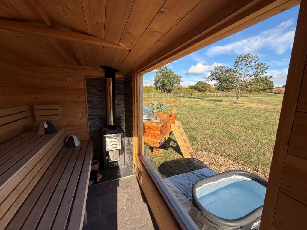 The view from the sauna