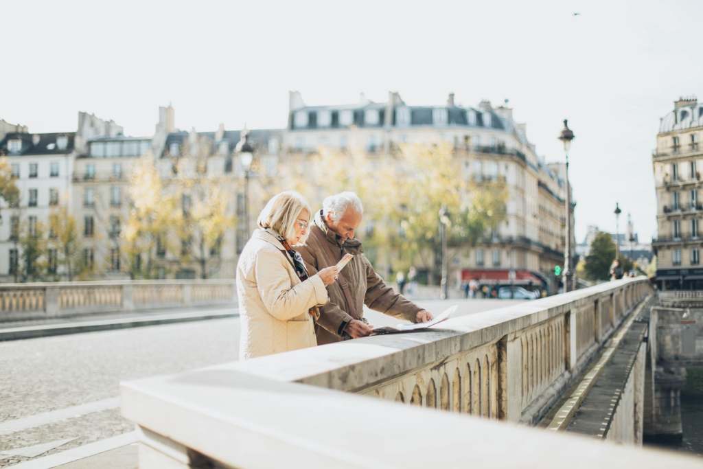 Elderly travellers